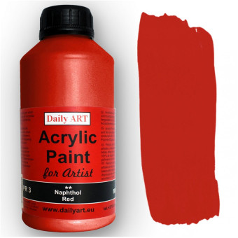 DAILY ART ACRYLIC PAINT 500 ML - NAPHTHOL RED DA19102159