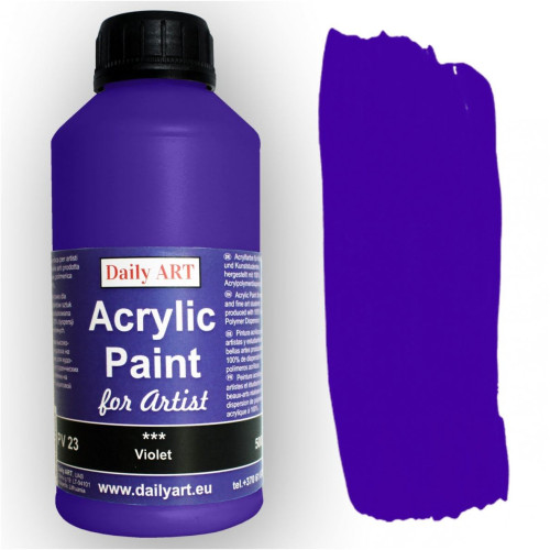 DAILY ART АКРИЛНА БОЯ 500 МЛ - VIOLET DA19102360