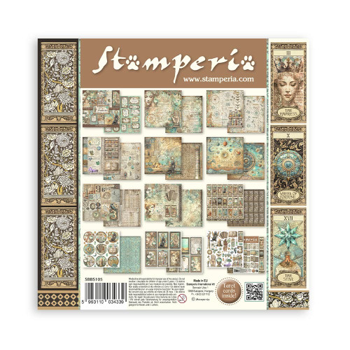 STAMPERIA SHABBY ROSE БЛОКЧЕ 20,3/20,3 СМ -SBBS105