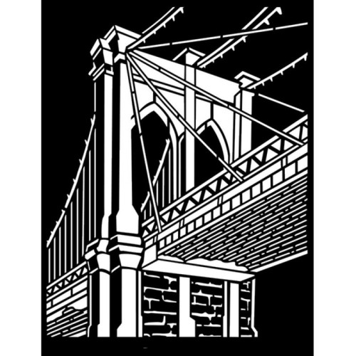 STAMPERIA MEDIA STENCIL - TEMPLATE 20 X 25 CM - KSTD106