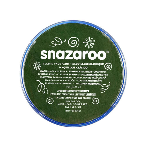 SNAZAROO FACE PAINT 18ML - GREEN