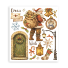 STAMPERIA SILENT NIGHT RUB ON SELECTION DFLRBXGX12