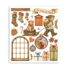 STAMPERIA SILENT NIGHT RUB ON SELECTION DFLRBXGX12