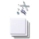 FOLIA MATERIALS FOR DECORATION SILVER ANGELS