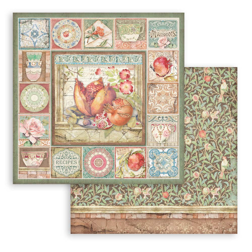 STAMPERIA БЛОКЧЕ ДИЗАЙНЕРСКА ХАРТИЯ 15,2/15,2 СМ - SBBXS13