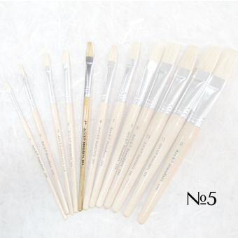 STANDARD BRUSH BRISTLE WITH SHORT HANDLE №5