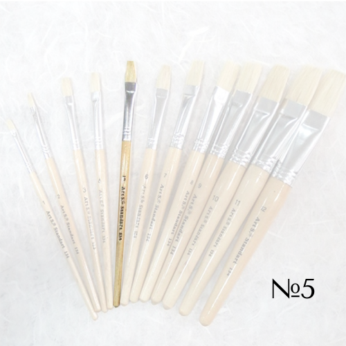 STANDARD BRUSH BRISTLE WITH SHORT HANDLE №5