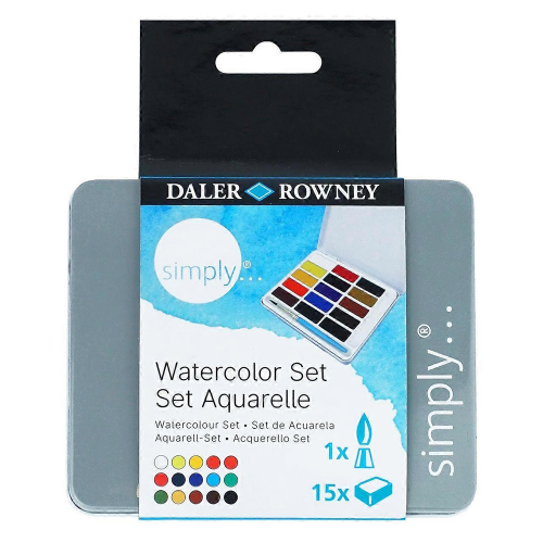 DALER ROWNEY АКВАРЕЛНИ БОИ КОМПЛЕКТ 15 ЦВ. -134 500 015