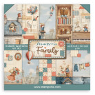 STAMPERIA FAMILY БЛОКЧЕ ХАРТИЯ 20,3/20,3 СМ - SBBS137