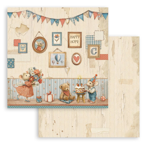 STAMPERIA FAMILY БЛОКЧЕ ХАРТИЯ 20,3/20,3 СМ - SBBS137
