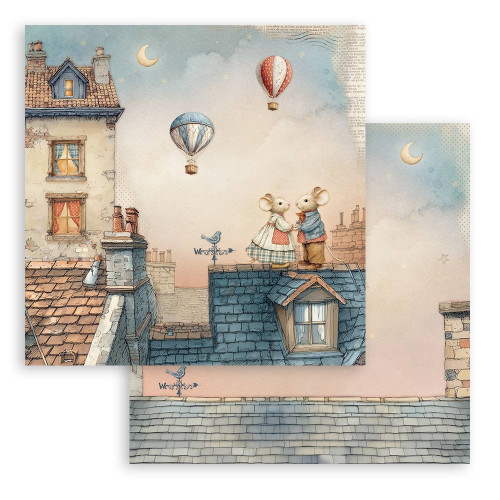 STAMPERIA FAMILY БЛОКЧЕ ХАРТИЯ 20,3/20,3 СМ - SBBS137