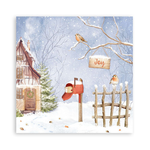 STAMPERIA WINTER DESIGNER BLOCK 30.5/30.5CM - SBBL139