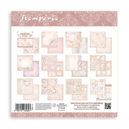 STAMPERIA ROMANCE FOREVER BLOCK 30.5/30.5CM - SBBL146