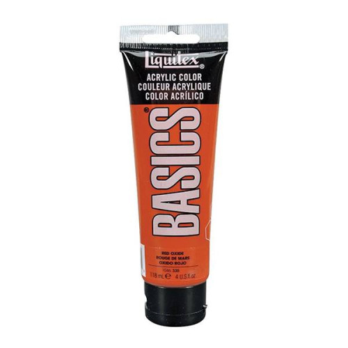 LIQUITEX АКРИЛНА БОЯ BASICS 118 МЛ-ОКСИДНА ЧЕРВЕНА 1046335