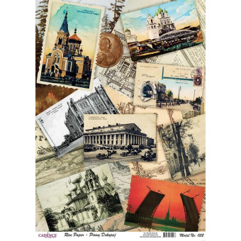 CADENCE DECOUPAGE RICE PAPER A4 - 052