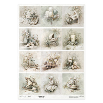 ITD COLLECTION ДЕКУПАЖНА ОРИЗОВА ХАРТИЯ А3 - R1651L