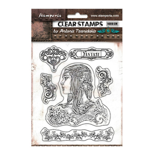 STAMPERIA CLEAR STAMPS 14/18CM - СИЛИКОНОВ ПЕЧАТ WTK169