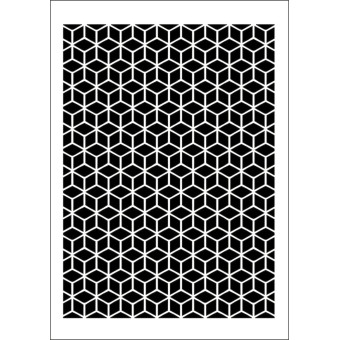 DAILY ART УНИВЕРСАЛЕН ШАБЛОН А5 TINY RHOMBUS GRID DA17ST0182