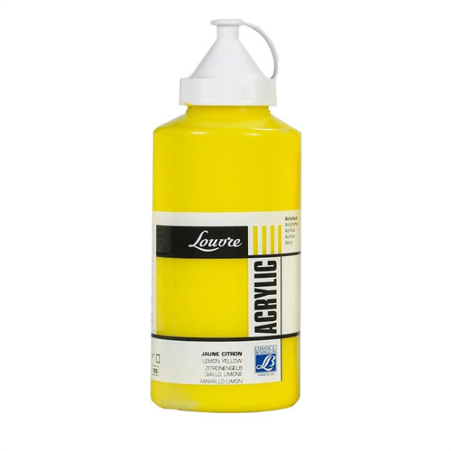 L&B АКРИЛНА БОЯ LOUVRE 750 МЛ - LEMON YELLOW 169