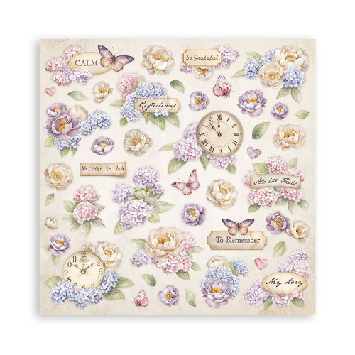 STAMPERIA QUIET DAYS BLOCK 30.5/30.5 CM - SBBL178