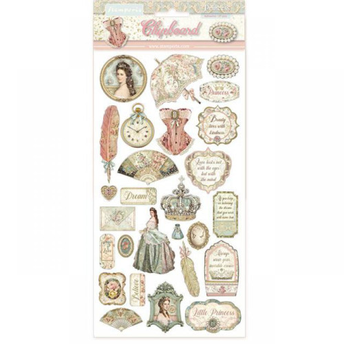 STAMPERIA КАРТОНЕНИ ФИГУРКИ ЗА ДЕКОРАЦИЯ 31 БР. DFLCB07