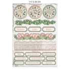 STAMPERIA HOUSE OF ROSES JUNK JOURNAL 8 КАРТИЧКИ 4 СТИКЕРА И 4 ИЗРЕЗКИ - SBJK19