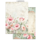 STAMPERIA HOUSE OF ROSES JUNK JOURNAL 8 КАРТИЧКИ 4 СТИКЕРА И 4 ИЗРЕЗКИ - SBJK19