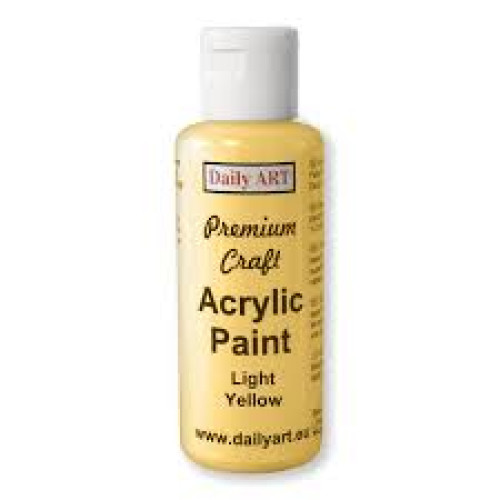DAILY ART АКРИЛНА БОЯ PREMIUM CRAFT 50 МЛ - LIGHT YELLOW