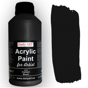 DAILY ART ACRYLIC PAINT FOR ARTIST 100 ML - CARBON BLACK