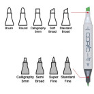 COPIC ACCESSORIES - CALIGRAPHY MARKER TIP 5 MM