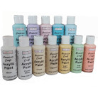 DAILY ART ACRYLIC PAINT PASTEL COLOURS 12 PCS X 50 ML -DA20S106