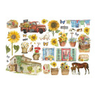 STAMPERIA SUNFLOWER ART CARDBOARD FIGURES - DFLCT20