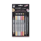 COPIC CIAO КОМПЛЕКТ - 5+1 ПАСТЕЛНИ ЦВЕТОВЕ