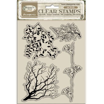STAMPERIA HERBARIUM SILVAE STAMPS 14/18CM WTK232 