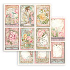 STAMPERIA BLOCK DESIGNER PAPER 15.2/15.2 CM - SBBXS26