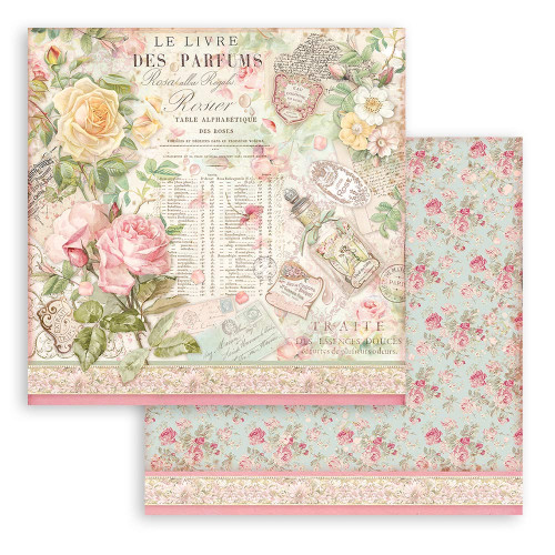 STAMPERIA BLOCK DESIGNER PAPER 15.2/15.2 CM - SBBXS26