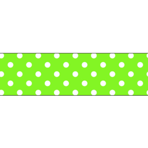 FOLIA WASHI TAPE - ЛЕПЕНКА ЗА ДЕКОРАЦИЯ - ЗЕЛЕНО НА ТОЧКИ