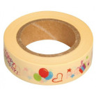 WASHI TAPE FOLIA - DECORATION STICKER - BIRTHDAY