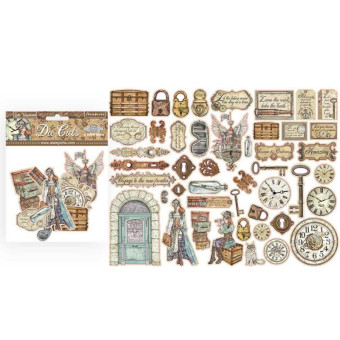 STAMPERIA КАРТОНЕНИ ФИГУРКИ ЗА ДЕКОРАЦИЯ 44 БР. DFLDC27