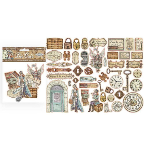 STAMPERIA КАРТОНЕНИ ФИГУРКИ ЗА ДЕКОРАЦИЯ 44 БР. DFLDC27