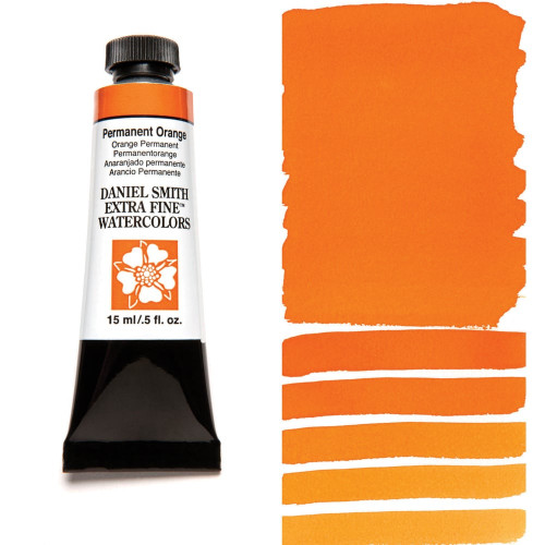 DANIEL SMITH WATERCOLOUR PAINT 15ML - PERMANENT ORANGE 284600071