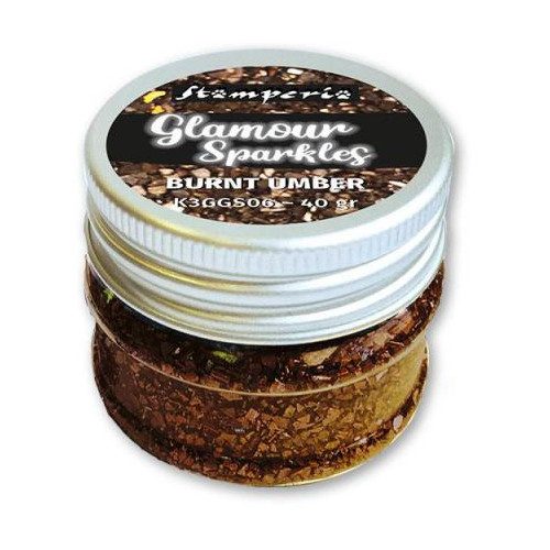 STAMPERIA GLAMOUR SPARKLES 40ГР. - BURNT UMBER K3GGS04