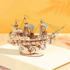 ROBOTIME 3D ДЪРВЕН ПЪЗЕЛ SAILING SHIP 118 ЧАСТИ TG305