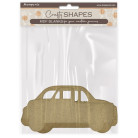 STAMPERIA ART OF TRAVELLING MDF ELEMENTS CARS - KLSM32