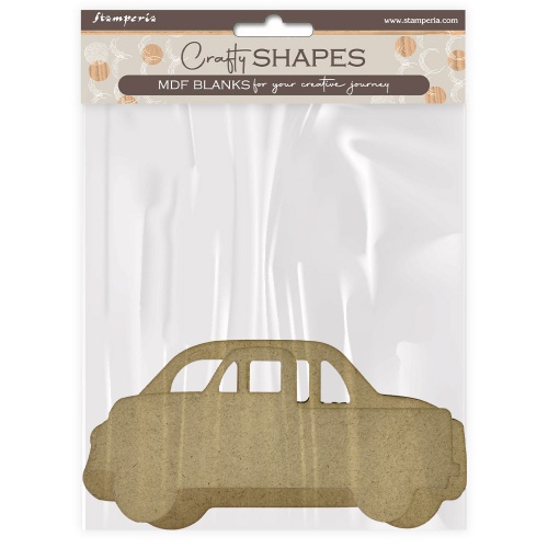 STAMPERIA ART OF TRAVELLING MDF ELEMENTS CARS - KLSM32