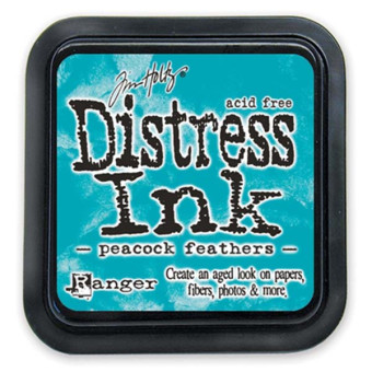 TIM HOLTZ DISTRESS INK 14 ML - PEACOCK FEATHERS