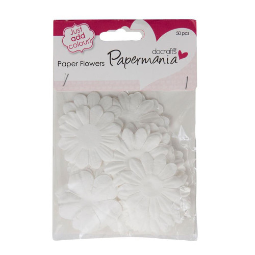 DOCRAFTS PAPER FLOWERS FOR DECORATION 50PCS - PMA 368200
