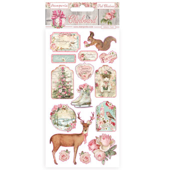 STAMPERIA CARDBOARD FIGURES FOR DECORATION 15 PCS. DFLCB37