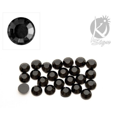 KI-SIGN HOT FIX КРИСТАЛИ 4 MM 80 БР - BLACK