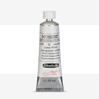 SCHMINCKE МАСЛЕНА БОЯ 35 МЛ MUSSINI TRANSPARENT WHITE